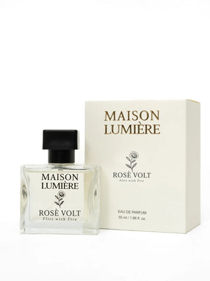 Maison Lumiere Rose Volt perfume packaging